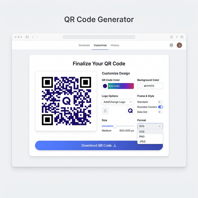 Download your QR code